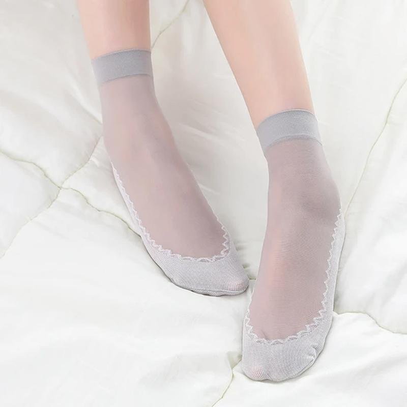 Lily - Rutschfeste Baumwollsocken für Damen