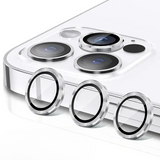 3 Stück Metall-Linsenschutzglas für iPhone