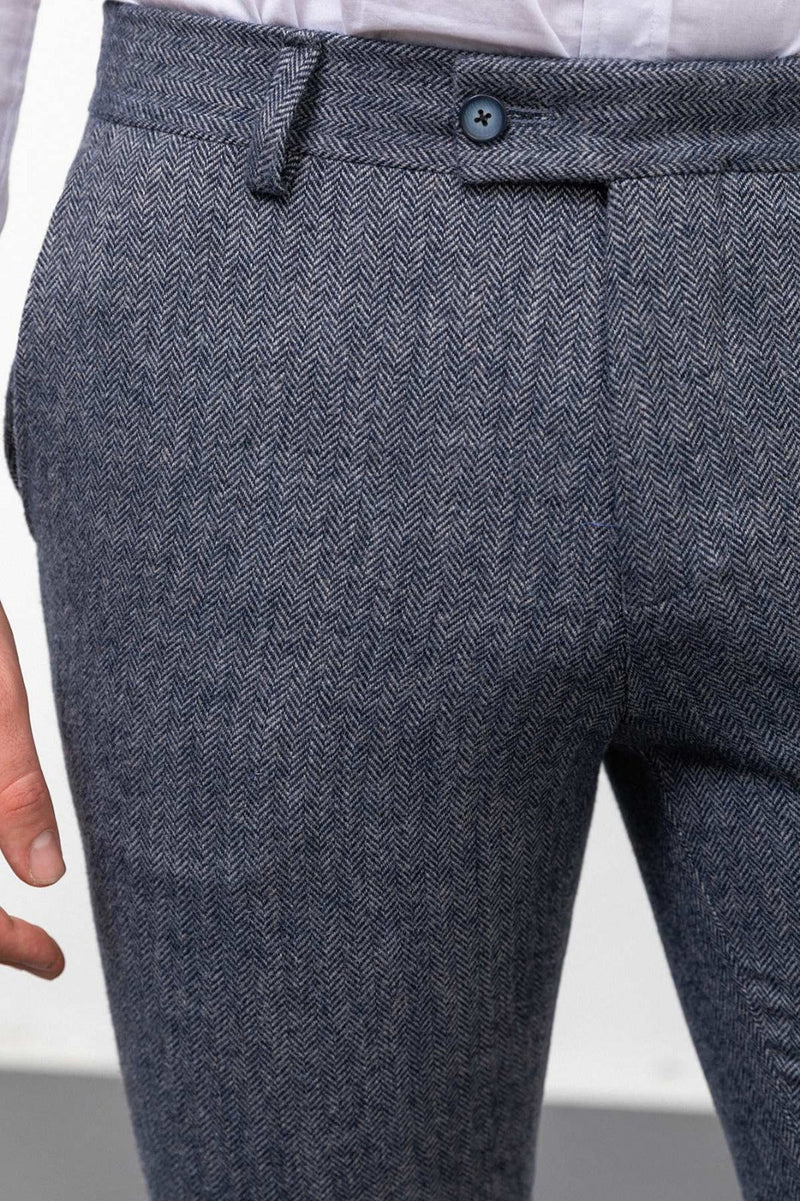 MCR | Hose mit Fischgrätmuster