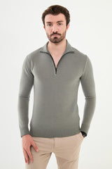 FIGO | PULLOVER MIT REISSVERSCHLUSS