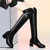 Sheena - Warme Kniehohe Stiefel