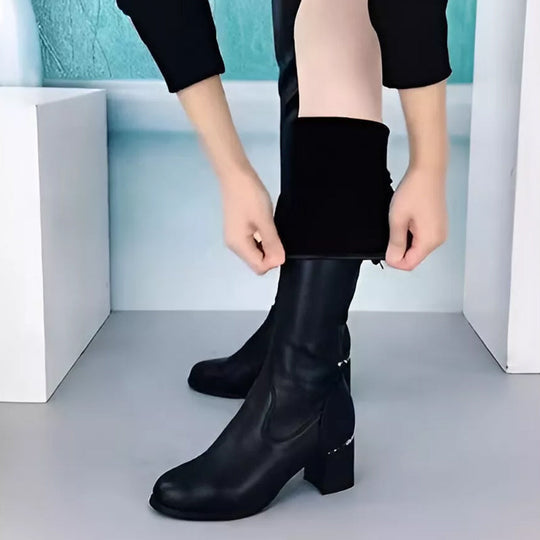 Sheena - Warme Kniehohe Stiefel