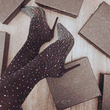 NINA ✨Glitzernde Faux-Diamanten-Kniestiefel für Frauen✨